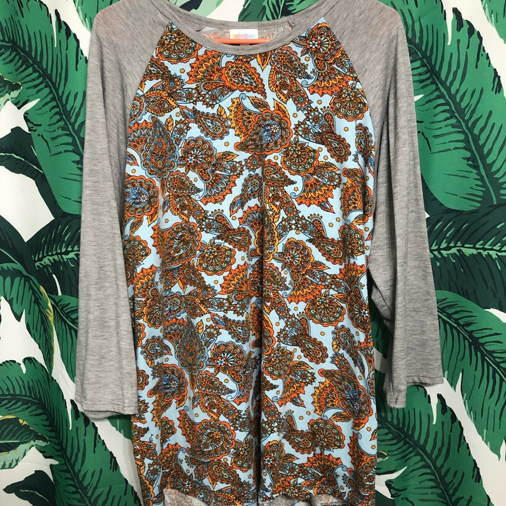 Gorgeous Lularoe Randy 2xl Paisley Print